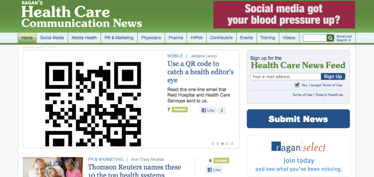 Ragan Health Care Communications News